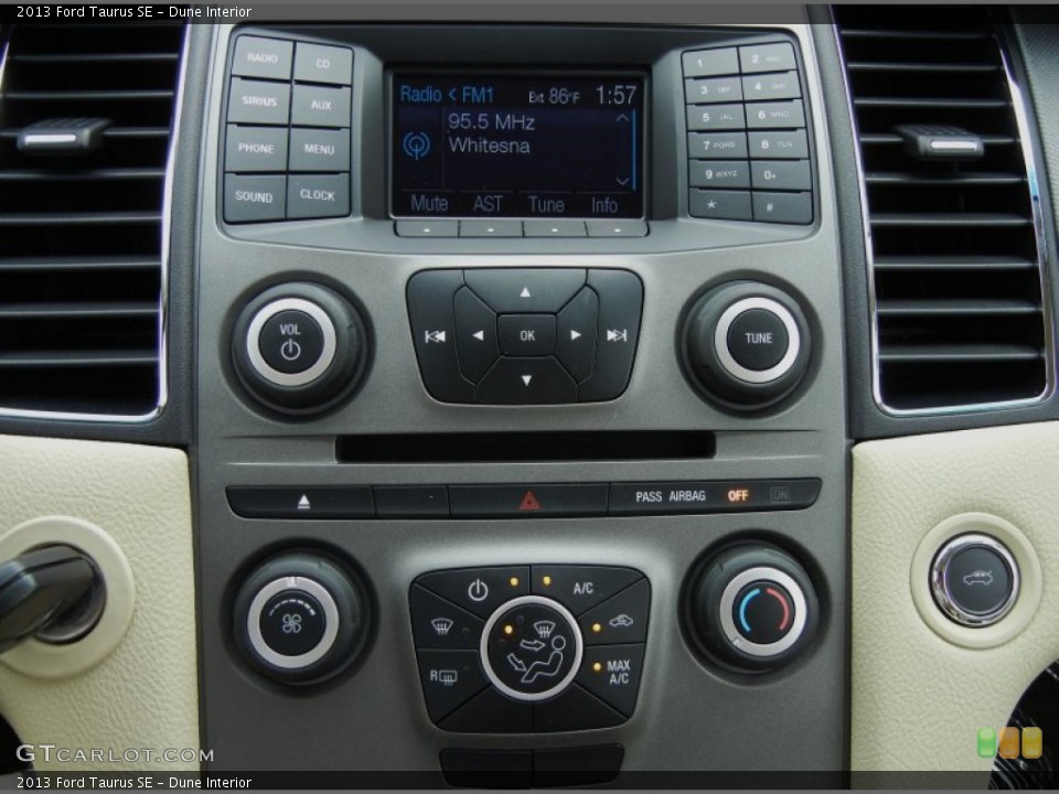 Dune Interior Controls for the 2013 Ford Taurus SE #70631971