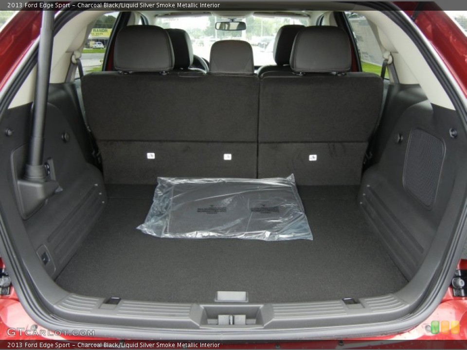 Charcoal Black/Liquid Silver Smoke Metallic Interior Trunk for the 2013 Ford Edge Sport #70632965