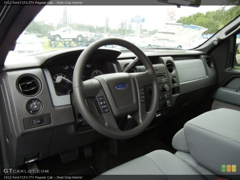 Steel Gray Interior Dashboard for the 2012 Ford F150 STX Regular Cab #70633162