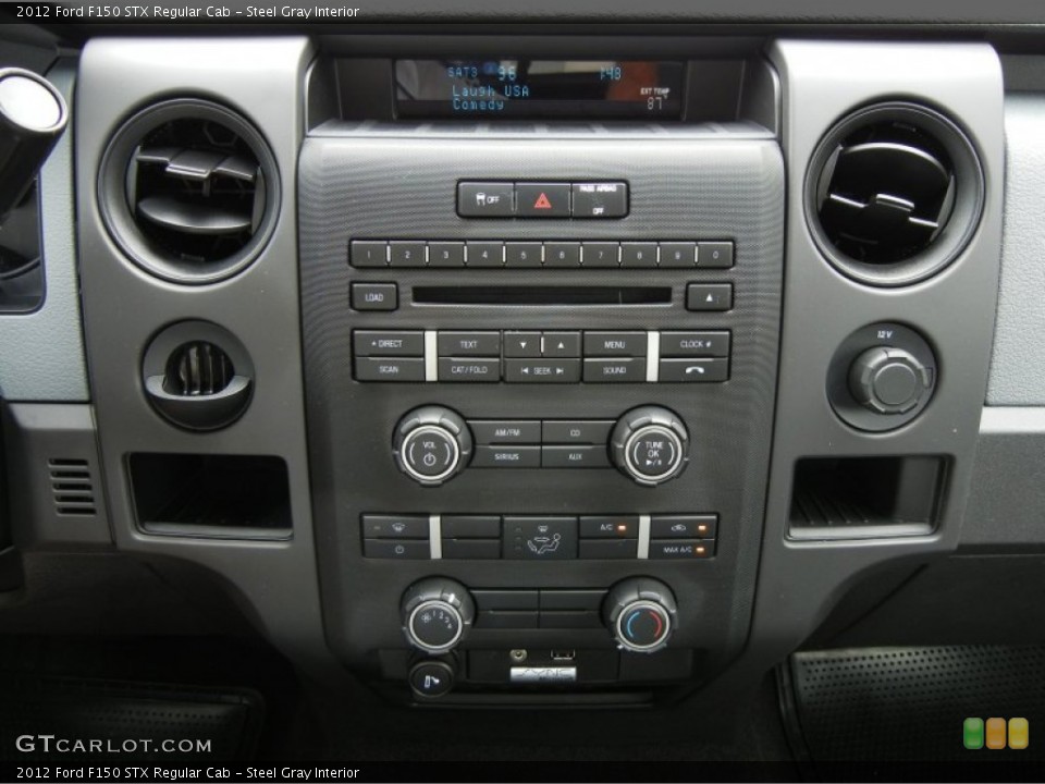 Steel Gray Interior Controls for the 2012 Ford F150 STX Regular Cab #70633180