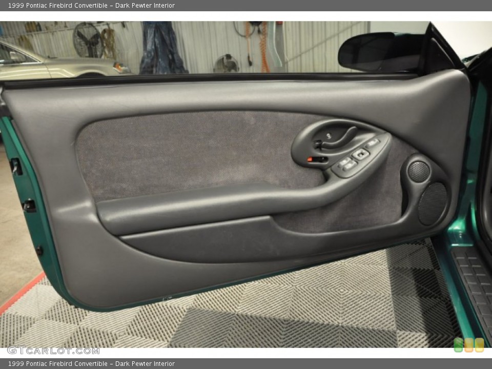 Dark Pewter Interior Door Panel for the 1999 Pontiac Firebird Convertible #70633469