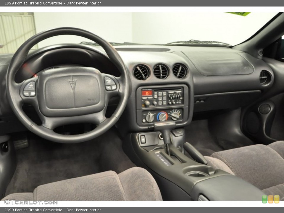 Dark Pewter Interior Prime Interior for the 1999 Pontiac Firebird Convertible #70633613