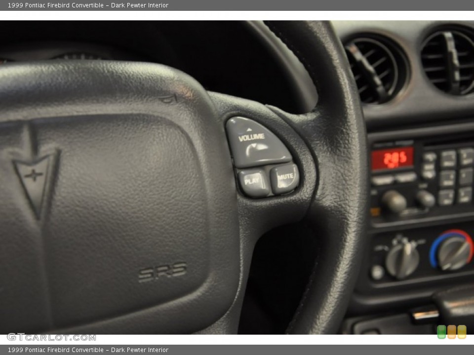 Dark Pewter Interior Controls for the 1999 Pontiac Firebird Convertible #70633648