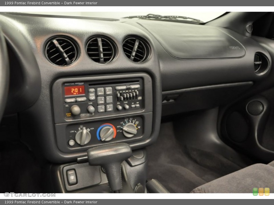 Dark Pewter Interior Dashboard for the 1999 Pontiac Firebird Convertible #70633671