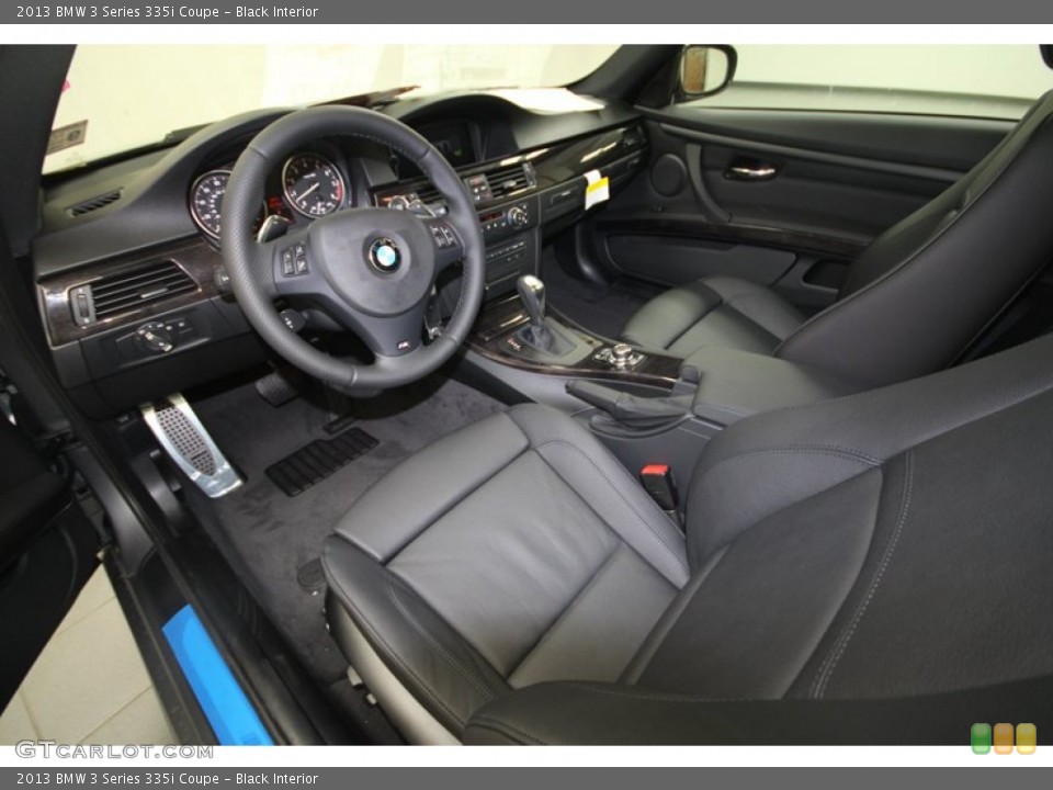 Black Interior Prime Interior for the 2013 BMW 3 Series 335i Coupe #70633753