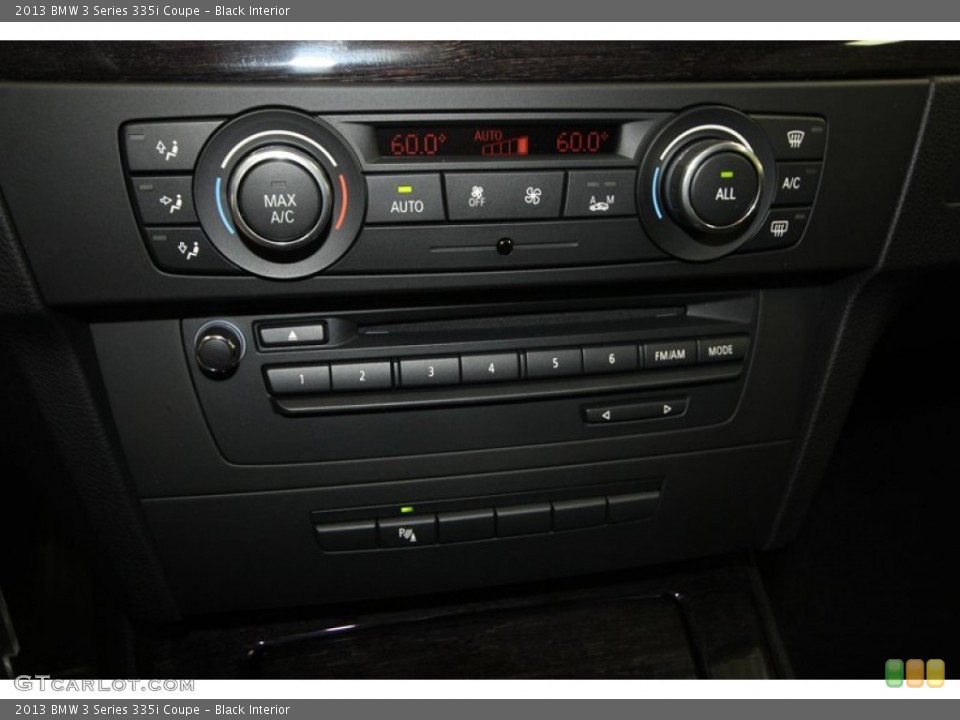 Black Interior Controls for the 2013 BMW 3 Series 335i Coupe #70633801