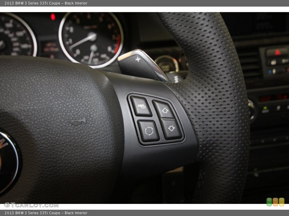 Black Interior Controls for the 2013 BMW 3 Series 335i Coupe #70633846