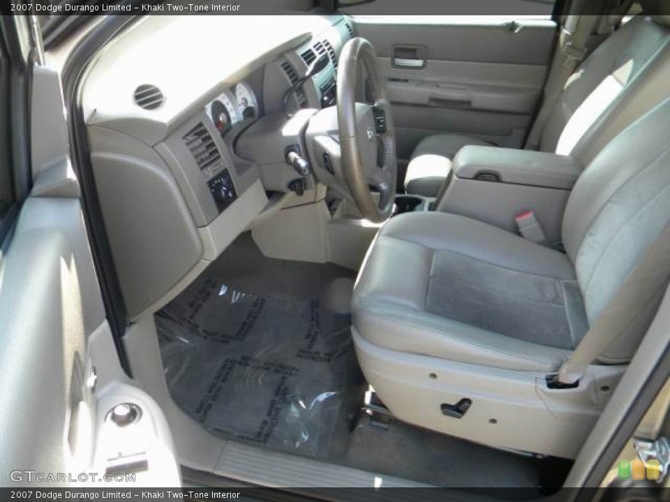 Khaki Two-Tone Interior Photo for the 2007 Dodge Durango Limited #70636819