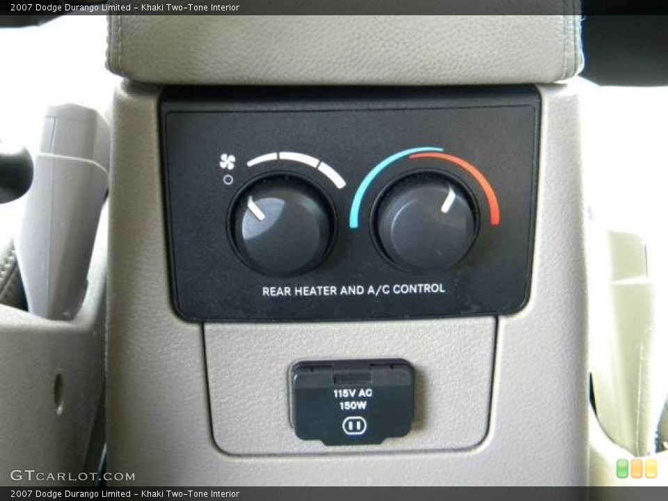 Khaki Two-Tone Interior Controls for the 2007 Dodge Durango Limited #70636846