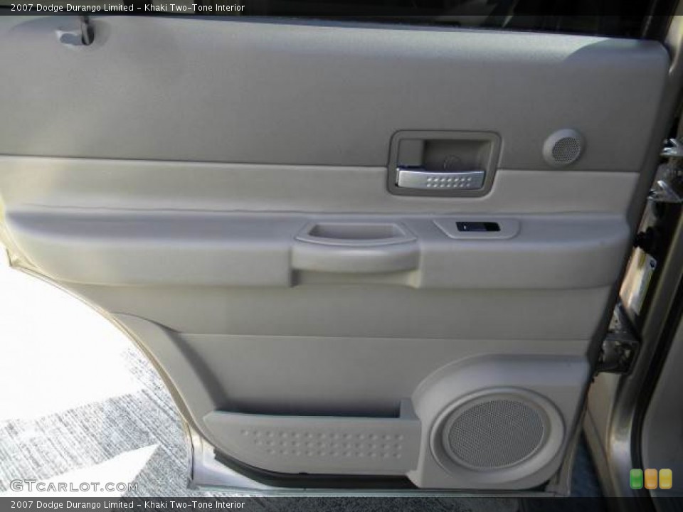 Khaki Two-Tone Interior Door Panel for the 2007 Dodge Durango Limited #70636855