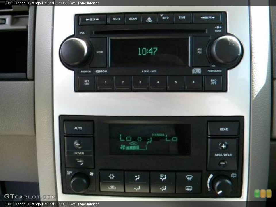 Khaki Two-Tone Interior Controls for the 2007 Dodge Durango Limited #70636873