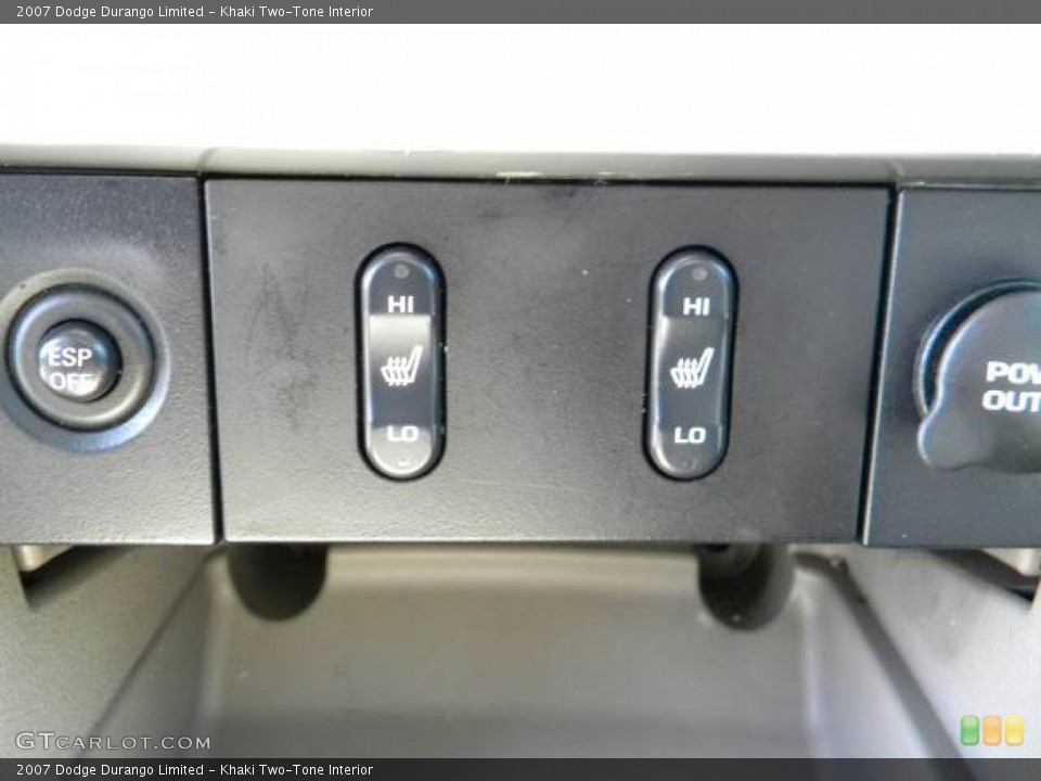 Khaki Two-Tone Interior Controls for the 2007 Dodge Durango Limited #70636879