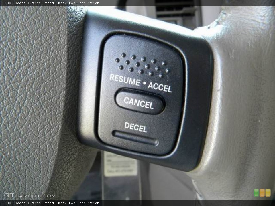 Khaki Two-Tone Interior Controls for the 2007 Dodge Durango Limited #70636894
