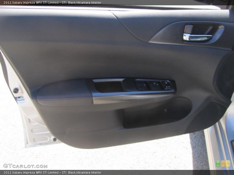 STI  Black/Alcantara Interior Door Panel for the 2011 Subaru Impreza WRX STi Limited #70636957