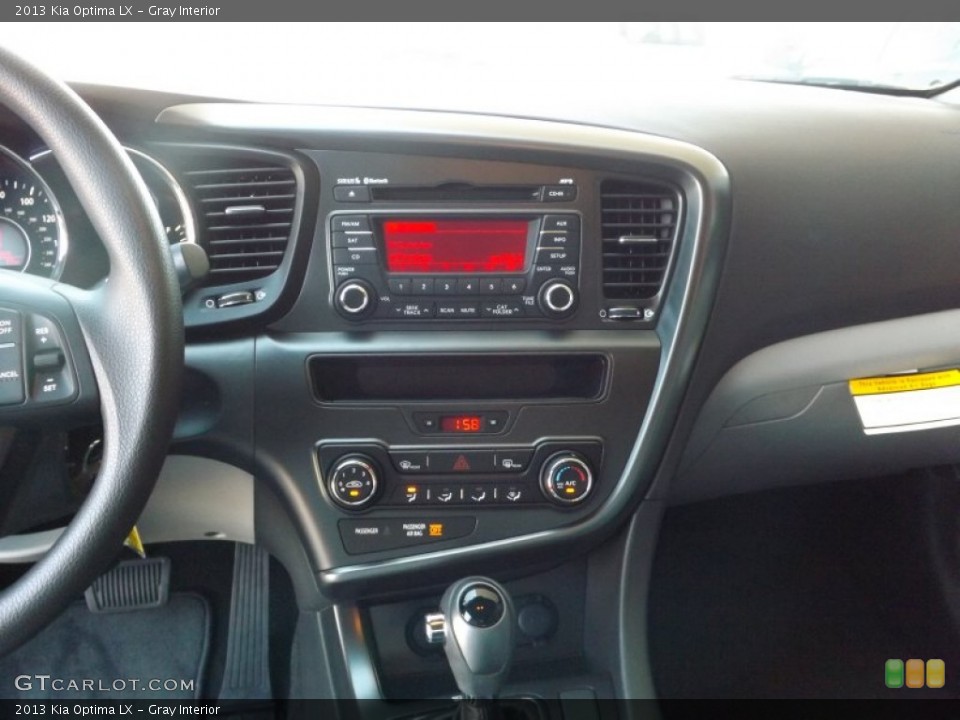 Gray Interior Controls for the 2013 Kia Optima LX #70638571