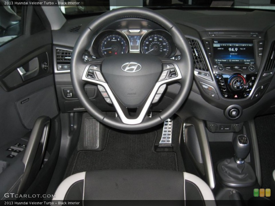 Black Interior Dashboard for the 2013 Hyundai Veloster Turbo #70643245