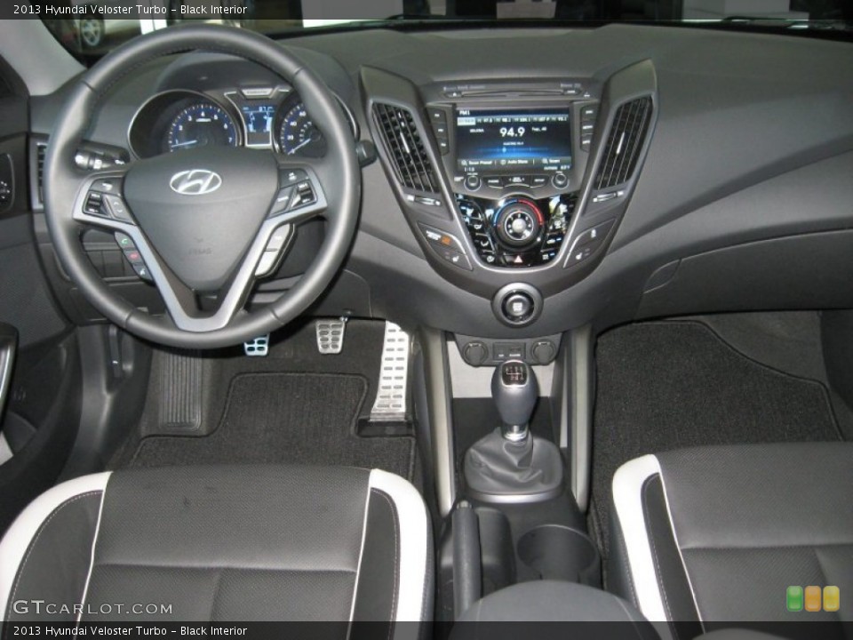 Black Interior Dashboard for the 2013 Hyundai Veloster Turbo #70643254