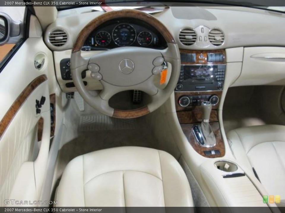 Stone Interior Dashboard for the 2007 Mercedes-Benz CLK 350 Cabriolet #70648207