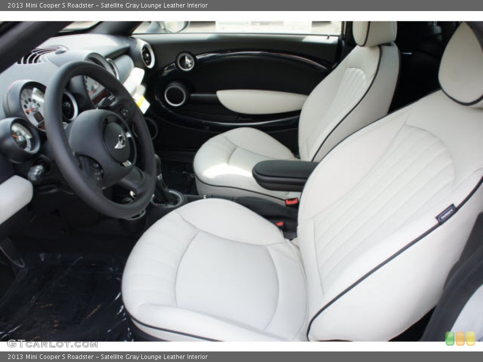 Satellite Gray Lounge Leather Interior Photo for the 2013 Mini Cooper S Roadster #70653246