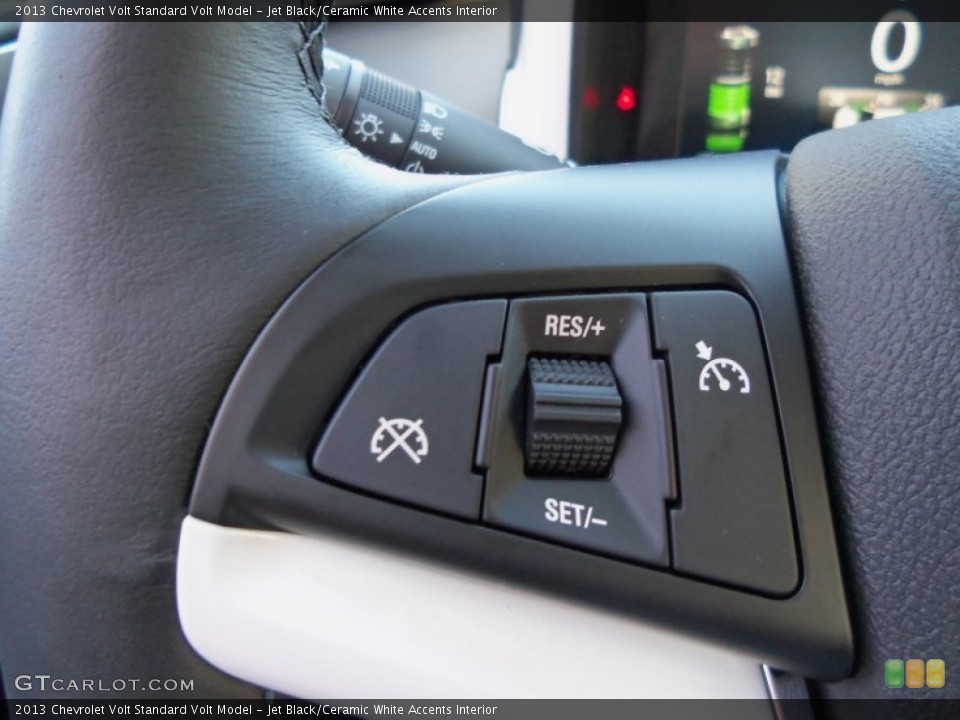 Jet Black/Ceramic White Accents Interior Controls for the 2013 Chevrolet Volt  #70653715