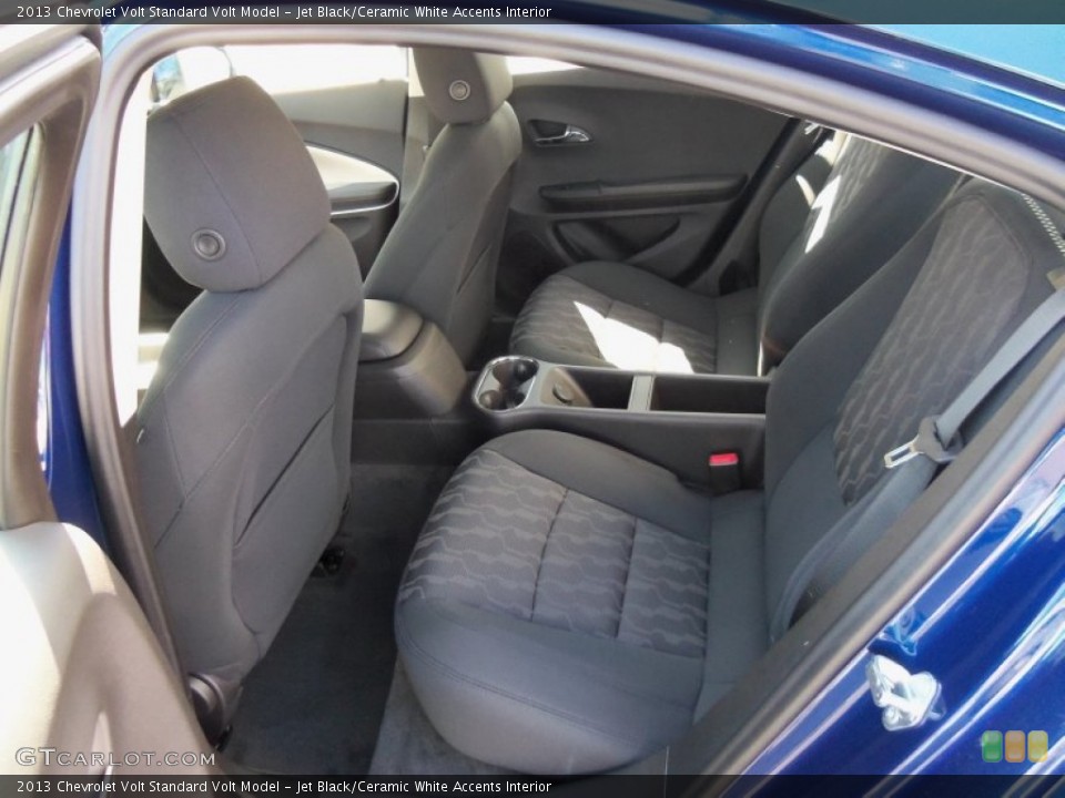 Jet Black/Ceramic White Accents Interior Rear Seat for the 2013 Chevrolet Volt  #70653910