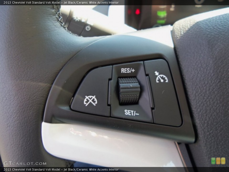 Jet Black/Ceramic White Accents Interior Controls for the 2013 Chevrolet Volt  #70653963