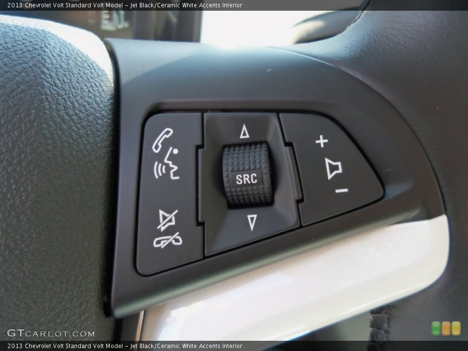 Jet Black/Ceramic White Accents Interior Controls for the 2013 Chevrolet Volt  #70653976