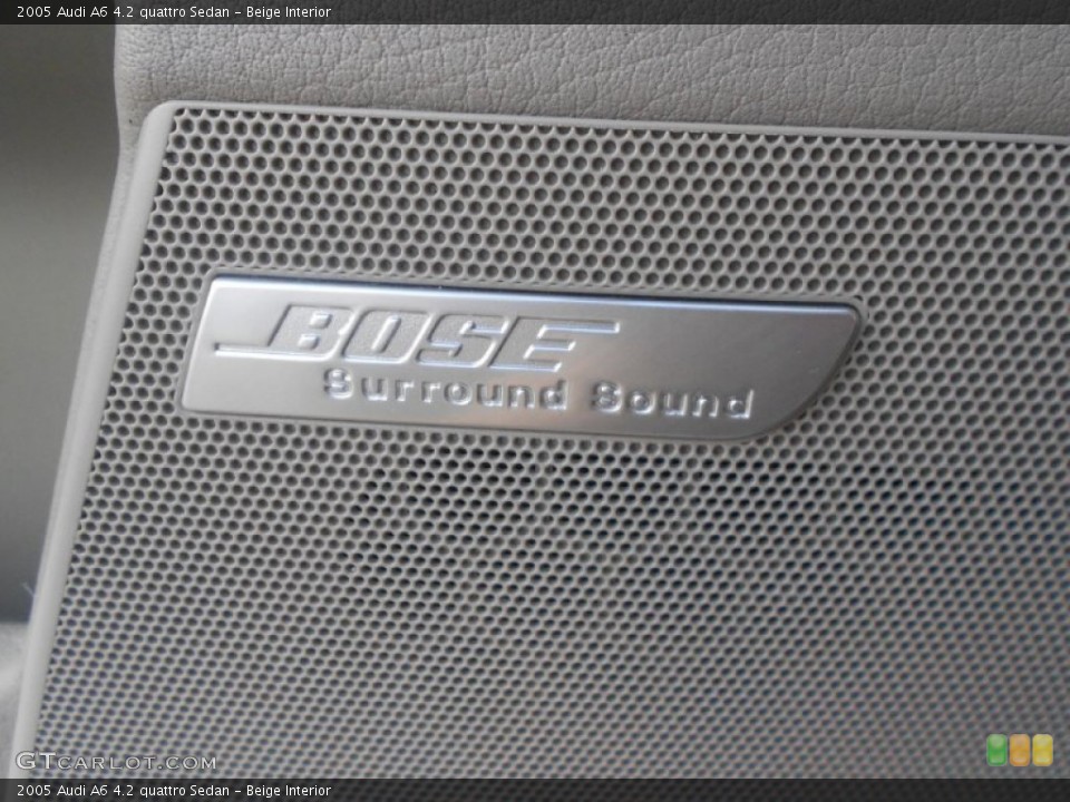 Beige Interior Audio System for the 2005 Audi A6 4.2 quattro Sedan #70655194