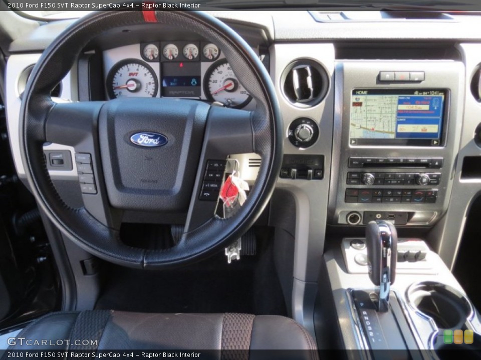 Raptor Black Interior Dashboard for the 2010 Ford F150 SVT Raptor SuperCab 4x4 #70656193