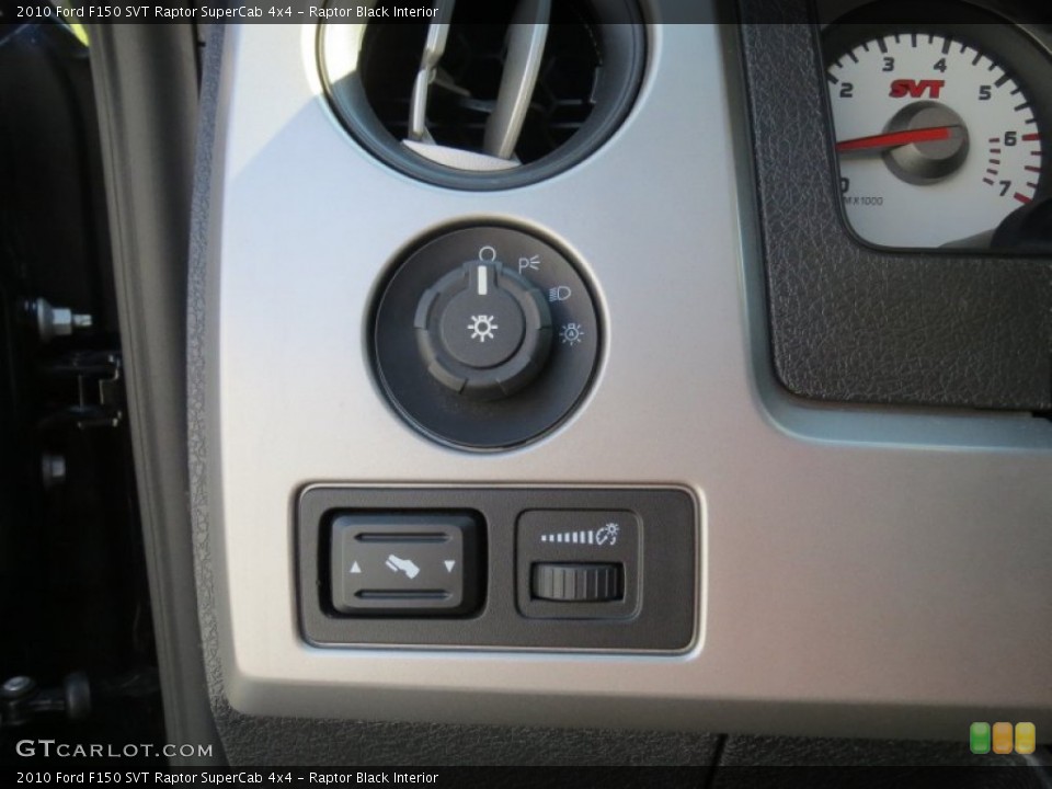 Raptor Black Interior Controls for the 2010 Ford F150 SVT Raptor SuperCab 4x4 #70656295
