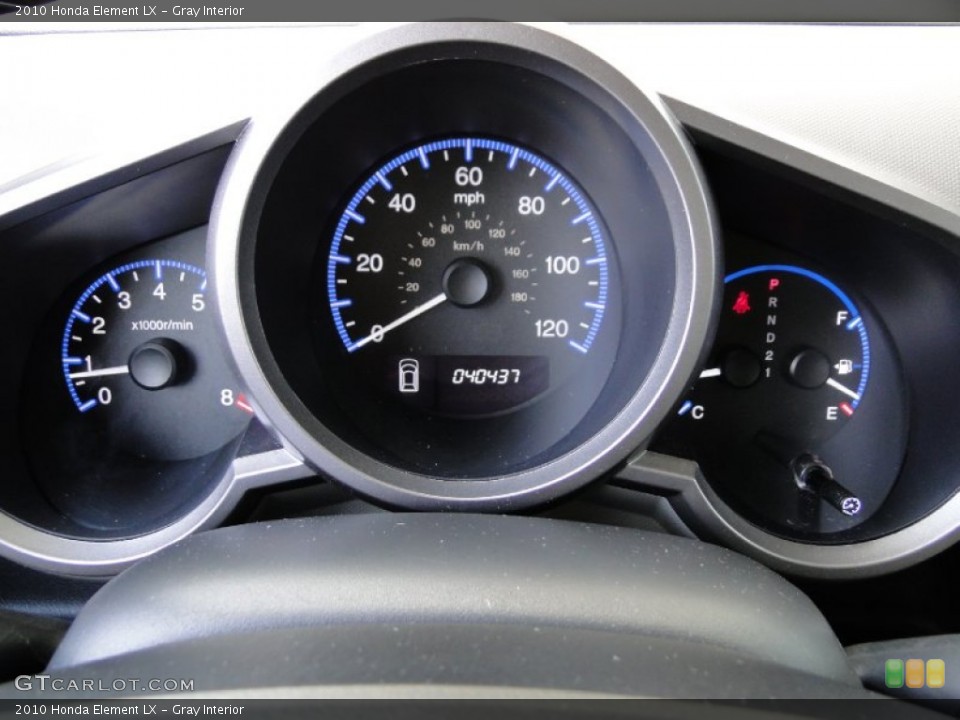 Gray Interior Gauges for the 2010 Honda Element LX #70657780