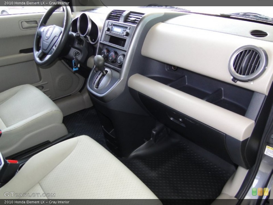 Gray Interior Dashboard for the 2010 Honda Element LX #70657840