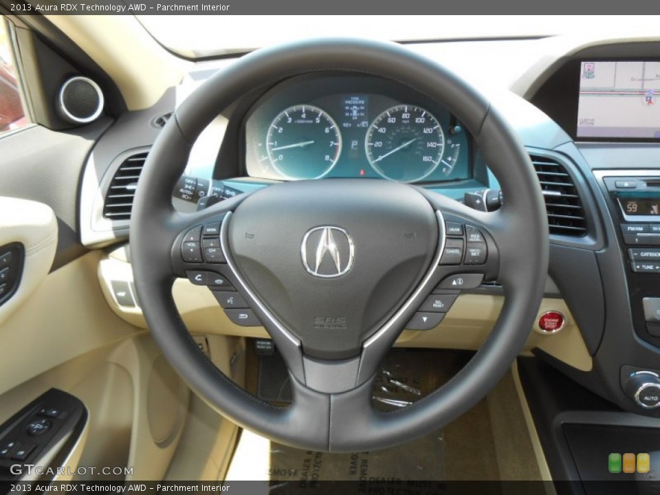Parchment Interior Steering Wheel for the 2013 Acura RDX Technology AWD #70660821