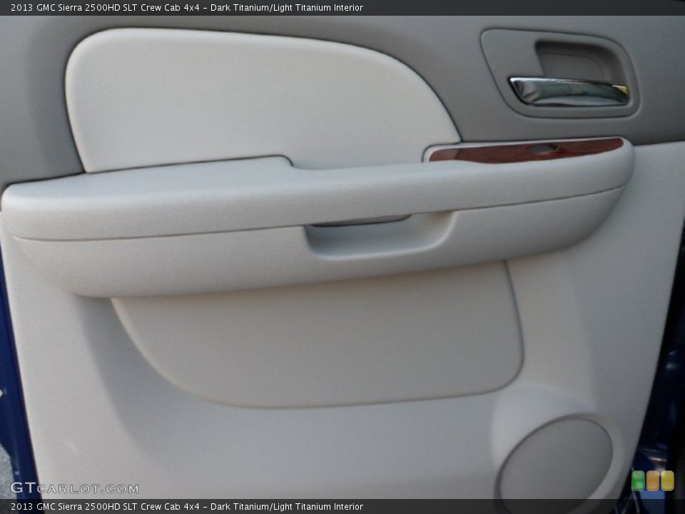 Dark Titanium/Light Titanium Interior Door Panel for the 2013 GMC Sierra 2500HD SLT Crew Cab 4x4 #70667737