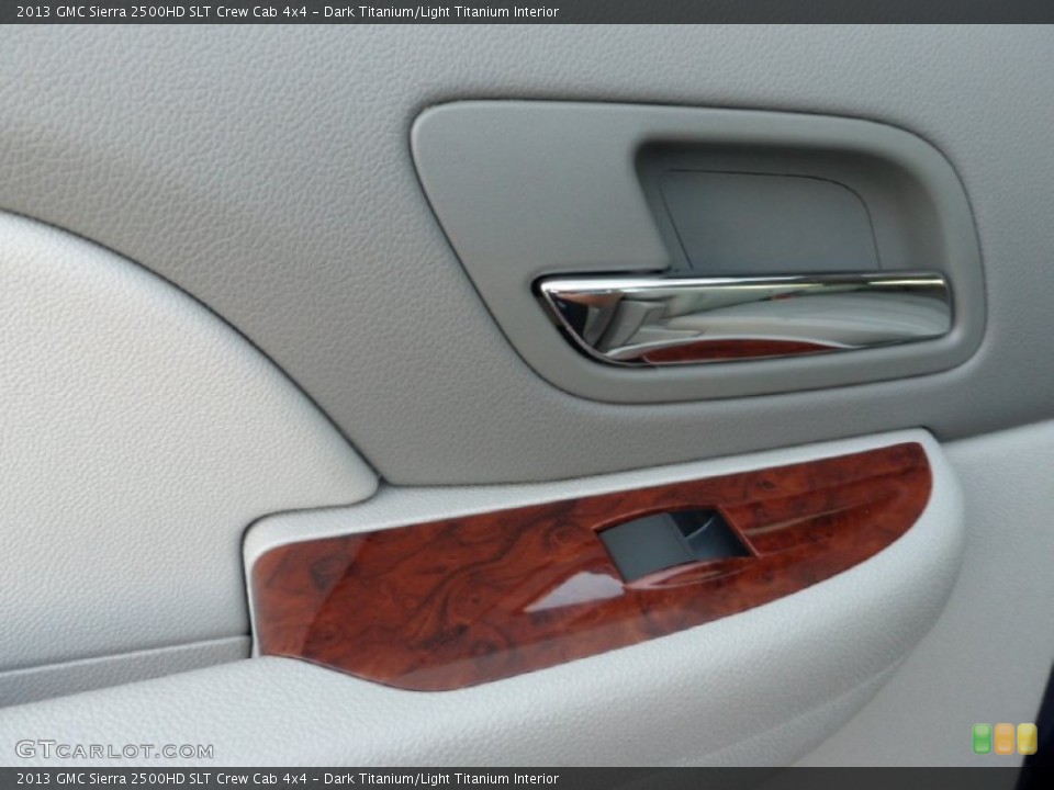 Dark Titanium/Light Titanium Interior Controls for the 2013 GMC Sierra 2500HD SLT Crew Cab 4x4 #70667743