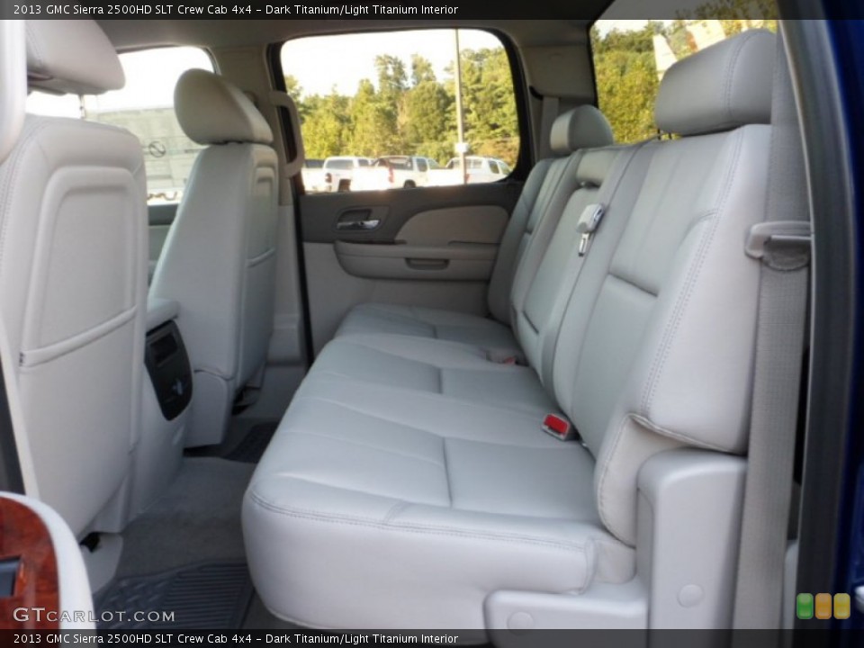 Dark Titanium/Light Titanium Interior Rear Seat for the 2013 GMC Sierra 2500HD SLT Crew Cab 4x4 #70667752