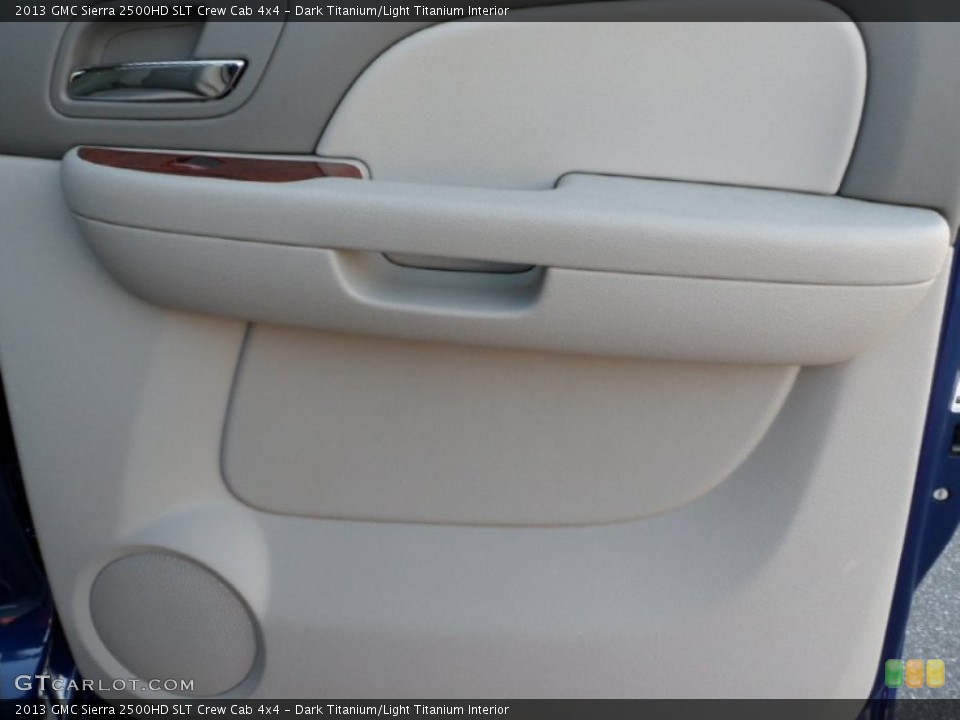 Dark Titanium/Light Titanium Interior Door Panel for the 2013 GMC Sierra 2500HD SLT Crew Cab 4x4 #70667767