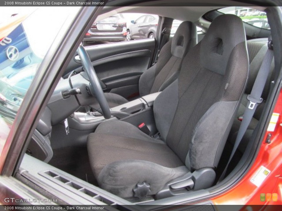 Dark Charcoal Interior Front Seat for the 2008 Mitsubishi Eclipse GS Coupe #70672147