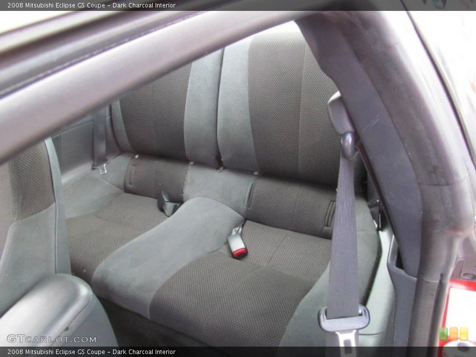 Dark Charcoal Interior Rear Seat for the 2008 Mitsubishi Eclipse GS Coupe #70672155