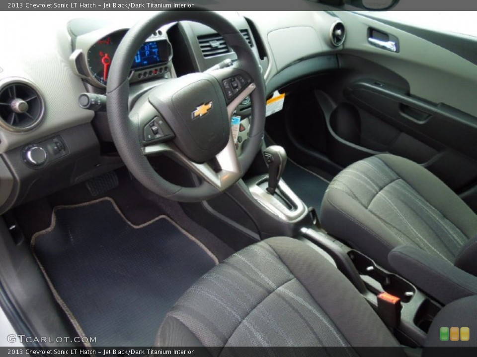 Jet Black/Dark Titanium Interior Prime Interior for the 2013 Chevrolet Sonic LT Hatch #70673119