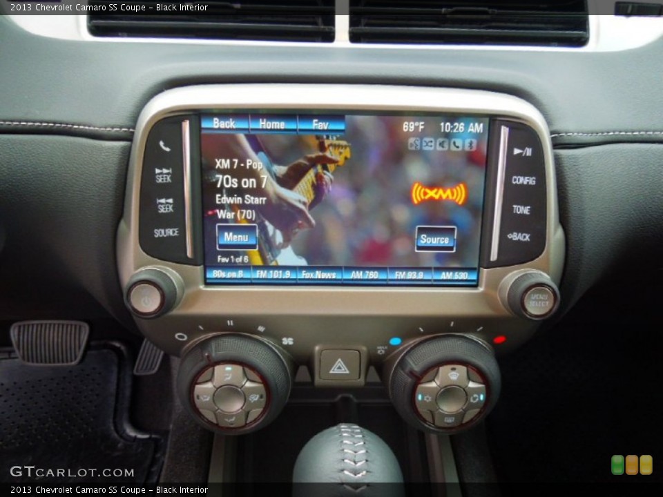 Black Interior Controls for the 2013 Chevrolet Camaro SS Coupe #70673239