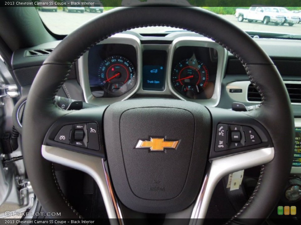 Black Interior Steering Wheel for the 2013 Chevrolet Camaro SS Coupe #70673247