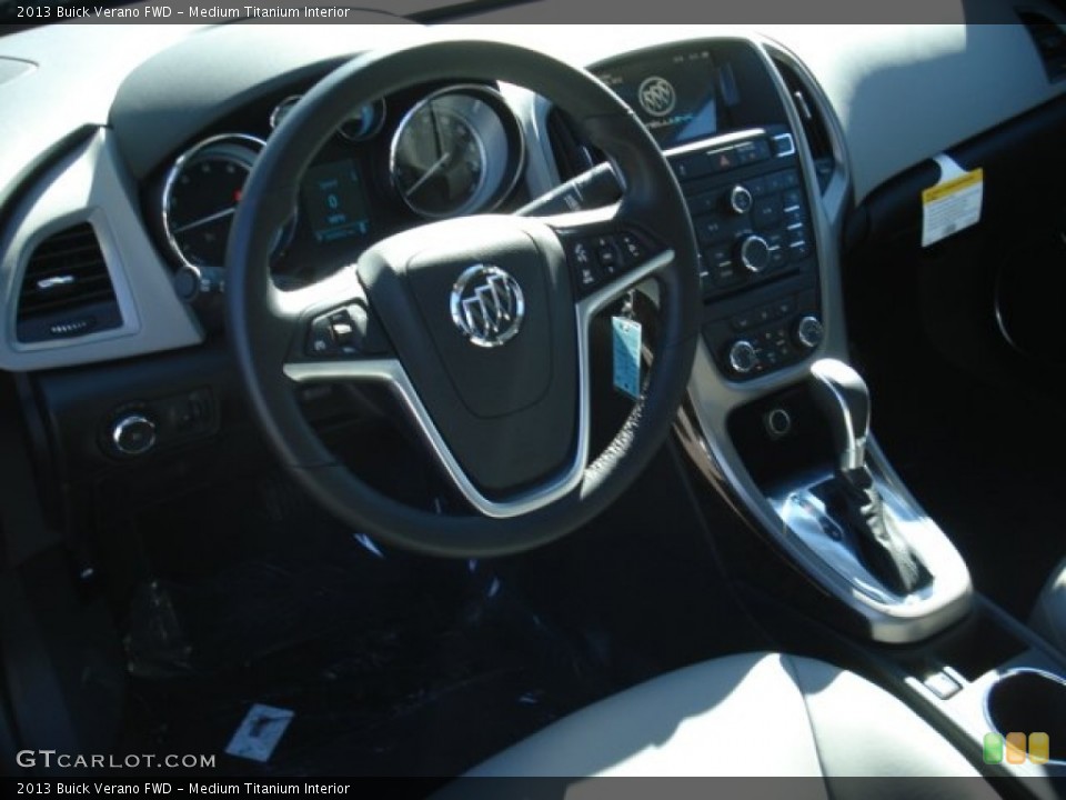 Medium Titanium Interior Dashboard for the 2013 Buick Verano FWD #70673407