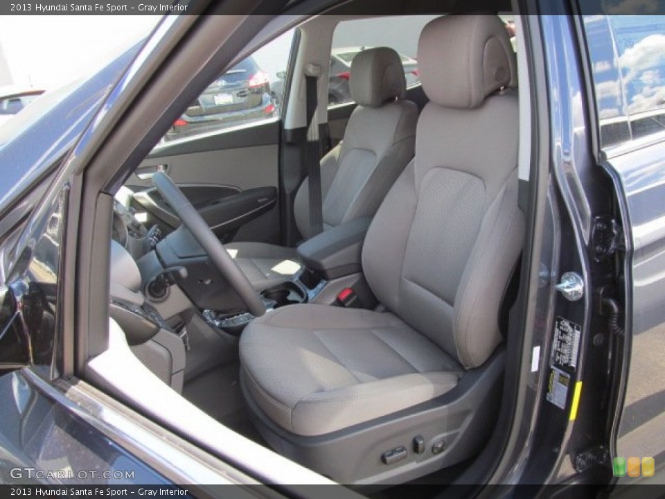 Gray Interior Front Seat for the 2013 Hyundai Santa Fe Sport #70674949