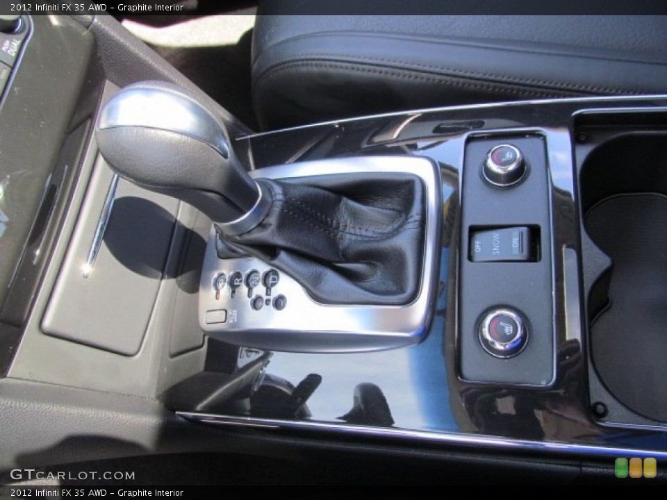 Graphite Interior Transmission for the 2012 Infiniti FX 35 AWD #70683958