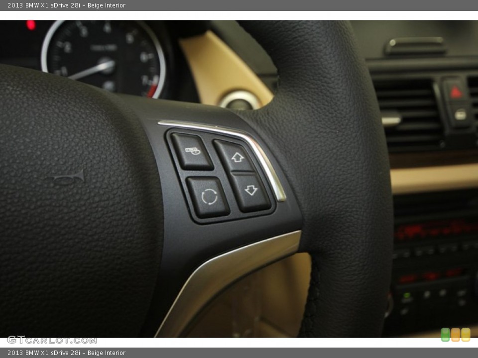 Beige Interior Controls for the 2013 BMW X1 sDrive 28i #70690721