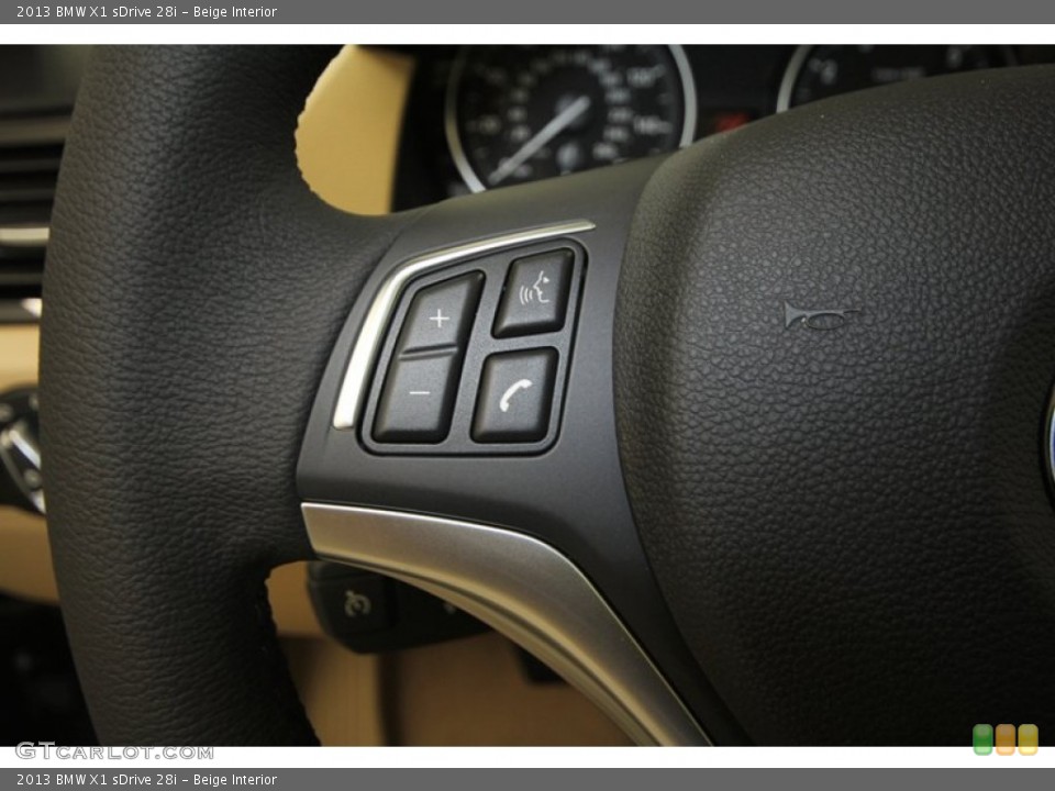 Beige Interior Controls for the 2013 BMW X1 sDrive 28i #70690727