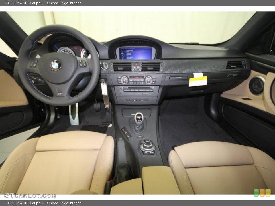 Bamboo Beige Interior Dashboard for the 2013 BMW M3 Coupe #70690800
