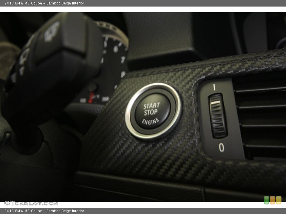 Bamboo Beige Interior Controls for the 2013 BMW M3 Coupe #70690922