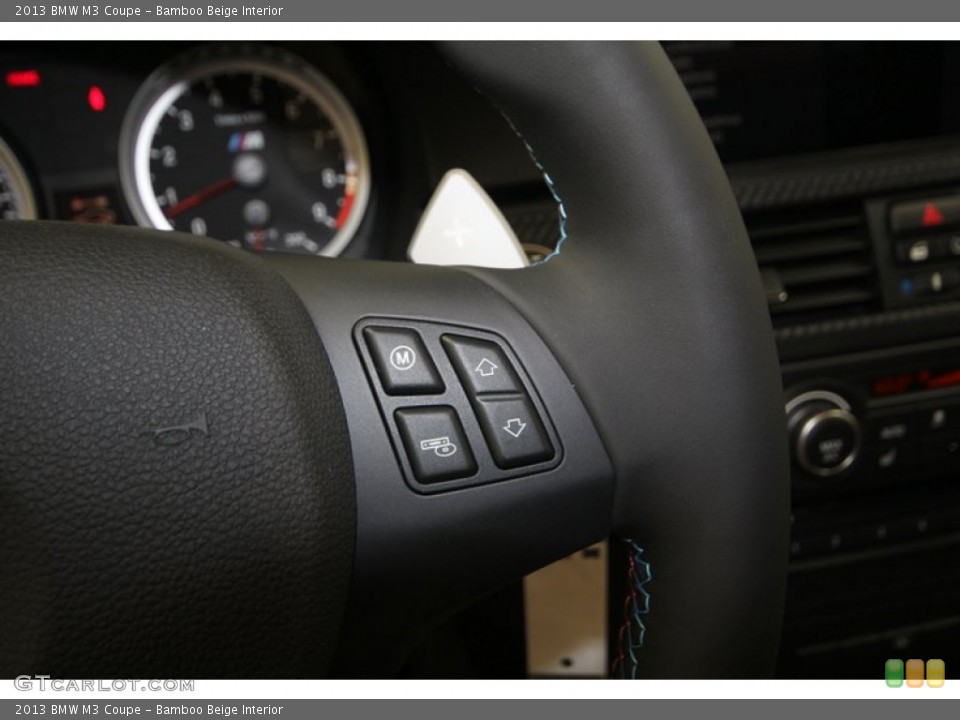 Bamboo Beige Interior Controls for the 2013 BMW M3 Coupe #70690931